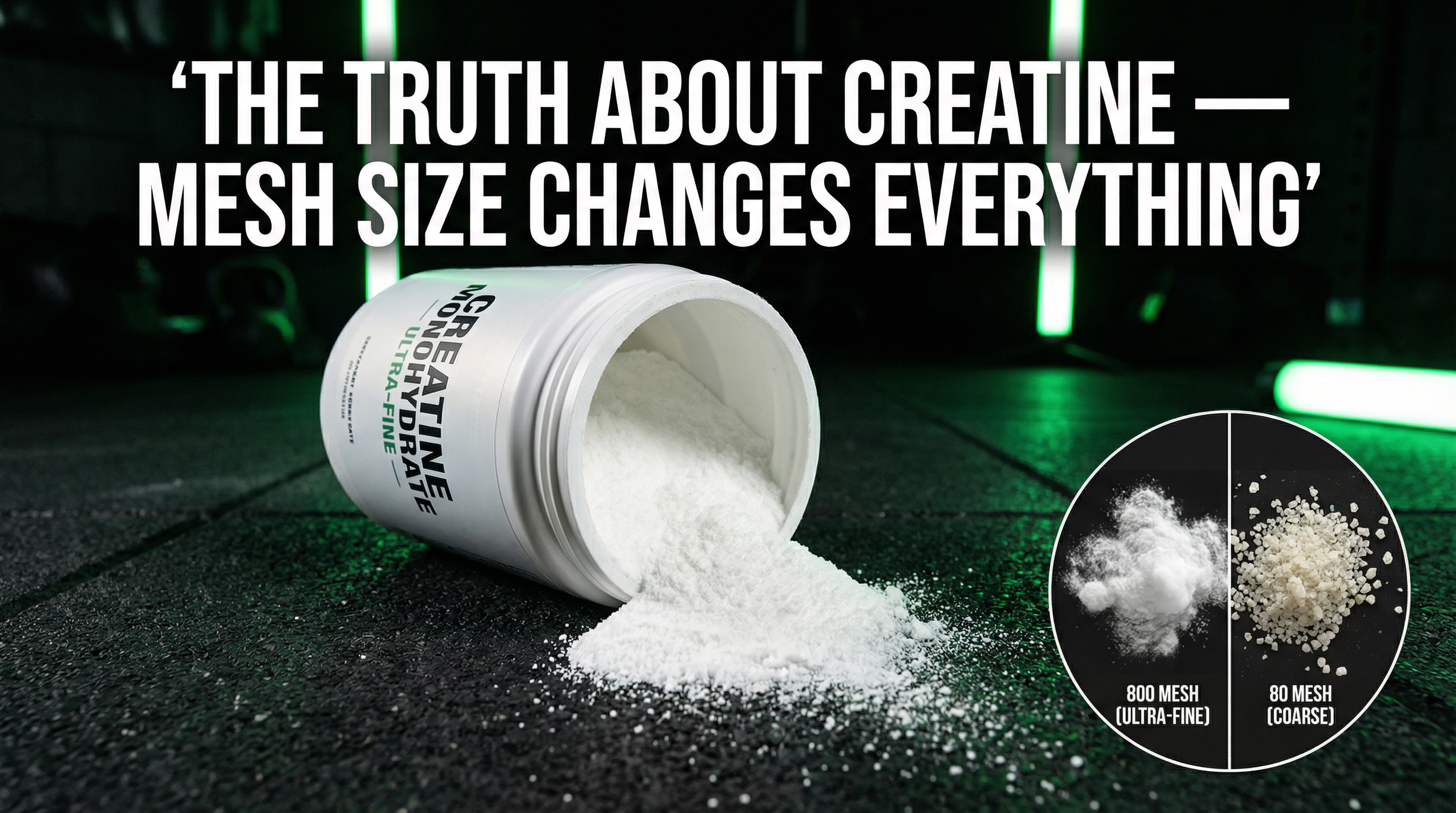 The Ultimate Guide to Creatine: Why Mesh Size is the Secret to Quality