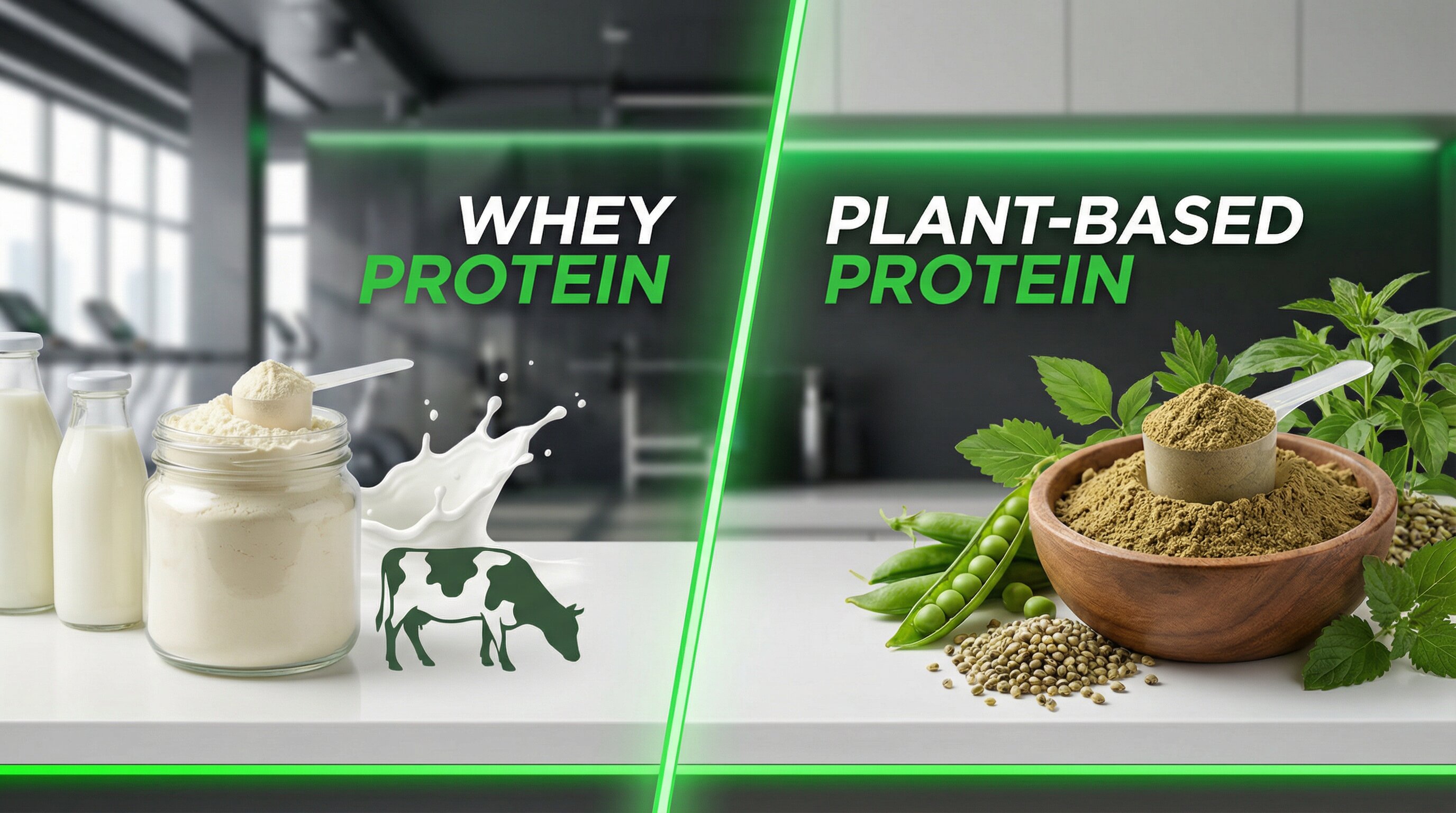 乳清蛋白 vs 植物蛋白：哪個更適合你的目標？