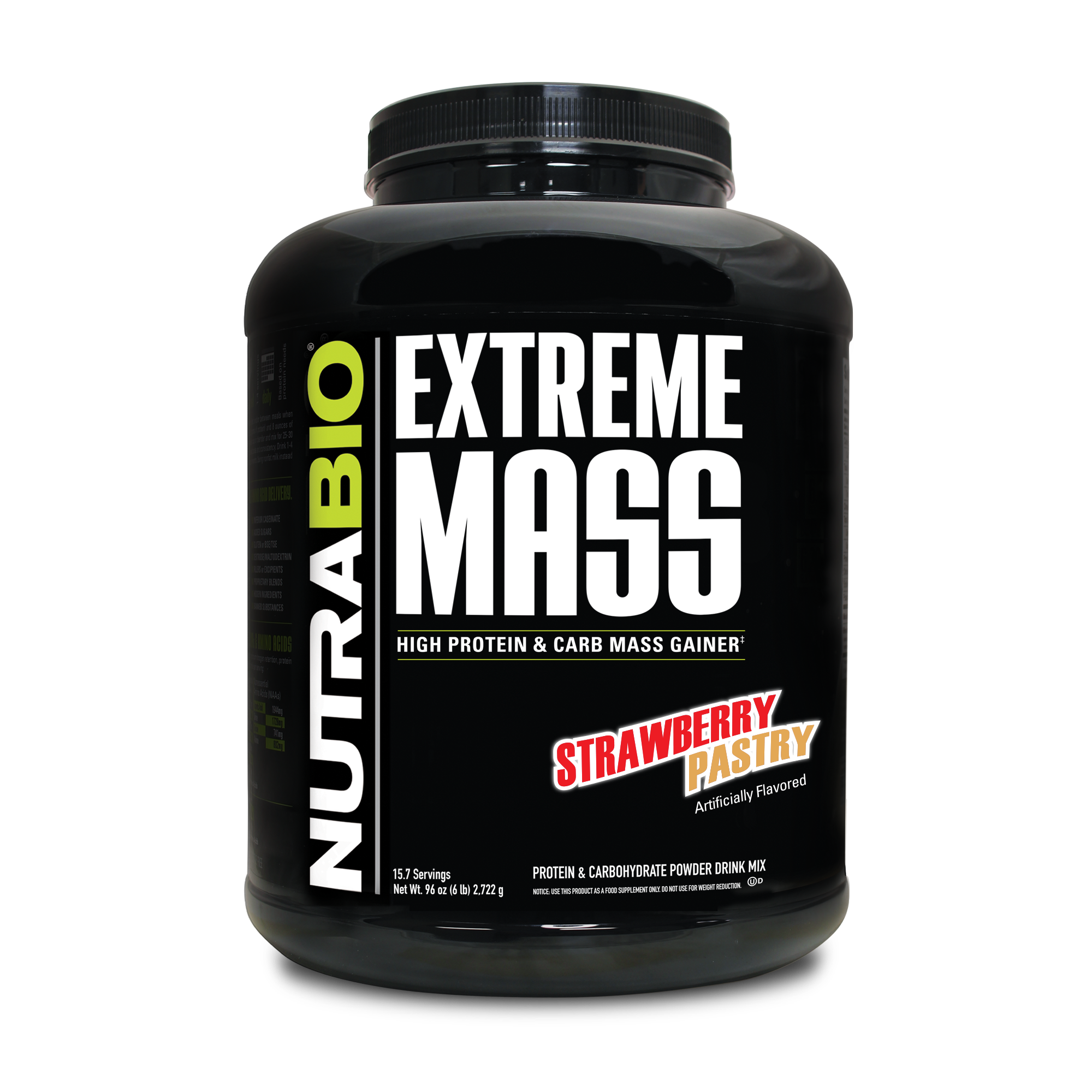 NutraBio Extreme Mass - 6lbs (2.7kg)