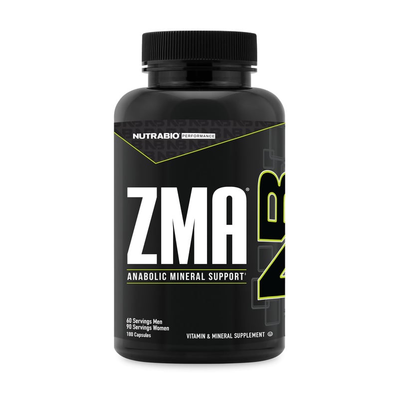 NutraBio 鋅鎂 ZMA - 180粒素食膠囊